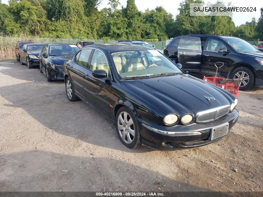 2004 Jaguar X-Type 3.0 VIN: SAJEA51C84WE02624 Lot: 40216809