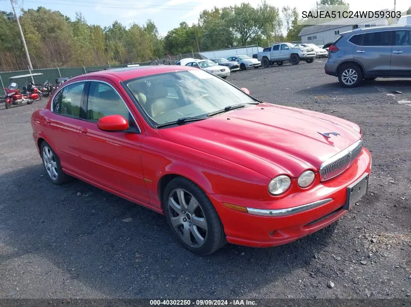 SAJEA51C24WD59303 2004 Jaguar X-Type 3.0