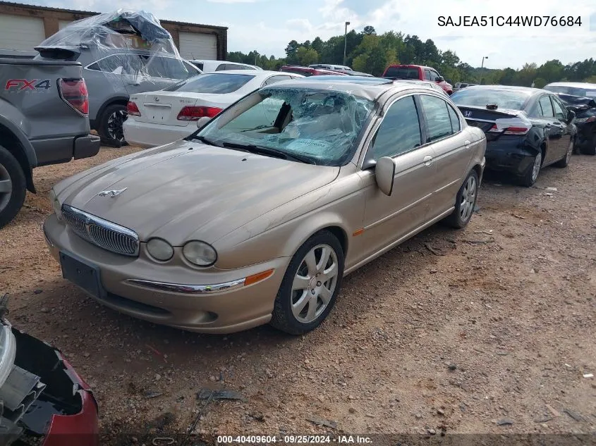 2004 Jaguar X-Type 3.0 VIN: SAJEA51C44WD76684 Lot: 40409604