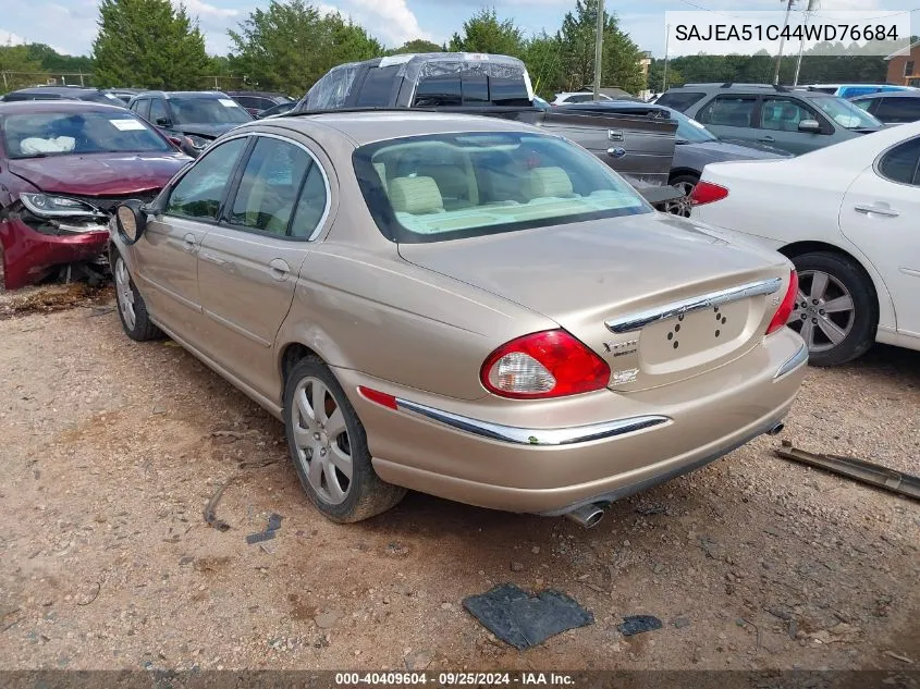 2004 Jaguar X-Type 3.0 VIN: SAJEA51C44WD76684 Lot: 40409604