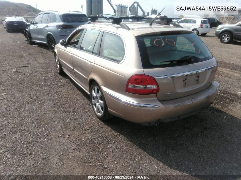 2005 Jaguar X-Type 3.0 VIN: SAJWA54A15WE59652 Lot: 40210058