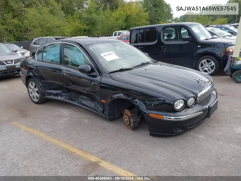 2005 Jaguar X-Type 3.0 VIN: SAJWA51A65WE57545 Lot: 40366083