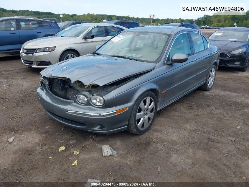 SAJWA51A46WE94806 2006 Jaguar X-Type 3.0