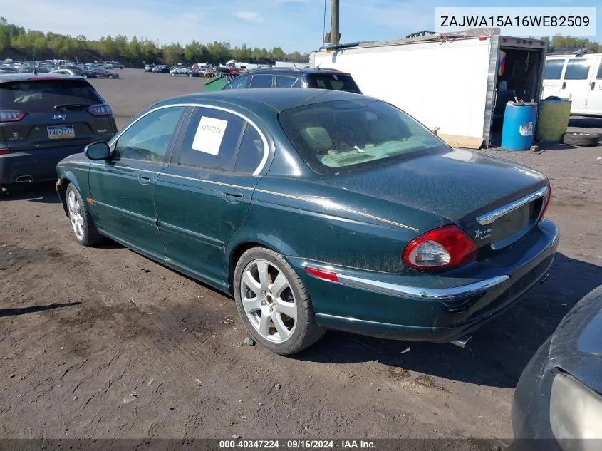 ZAJWA15A16WE82509 2006 Jaguar X-Type