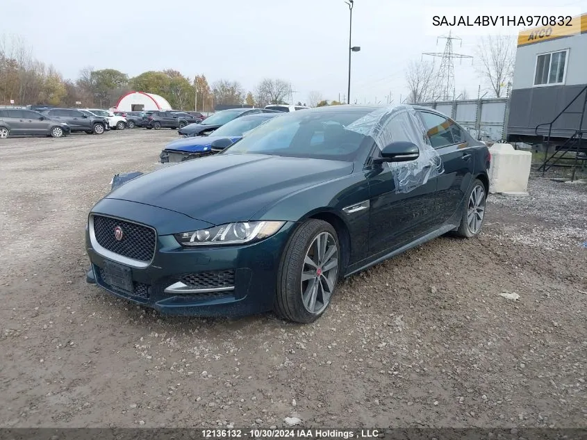 2017 Jaguar Xe VIN: SAJAL4BV1HA970832 Lot: 12136132