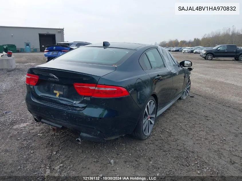 2017 Jaguar Xe VIN: SAJAL4BV1HA970832 Lot: 12136132