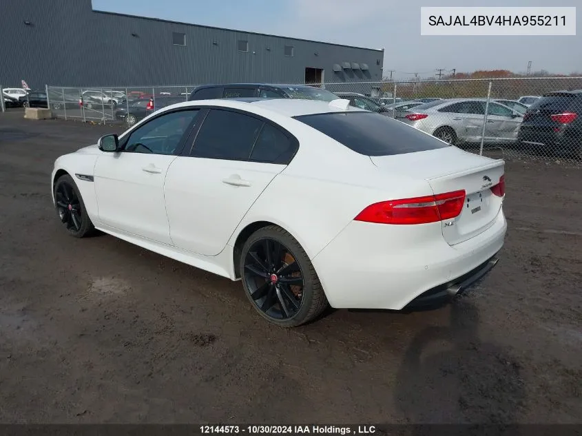 2017 Jaguar Xe R - Sport VIN: SAJAL4BV4HA955211 Lot: 12144573