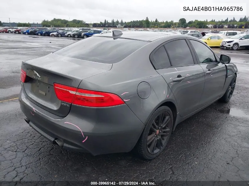 SAJAE4BG1HA965786 2017 Jaguar Xe 25T Prestige