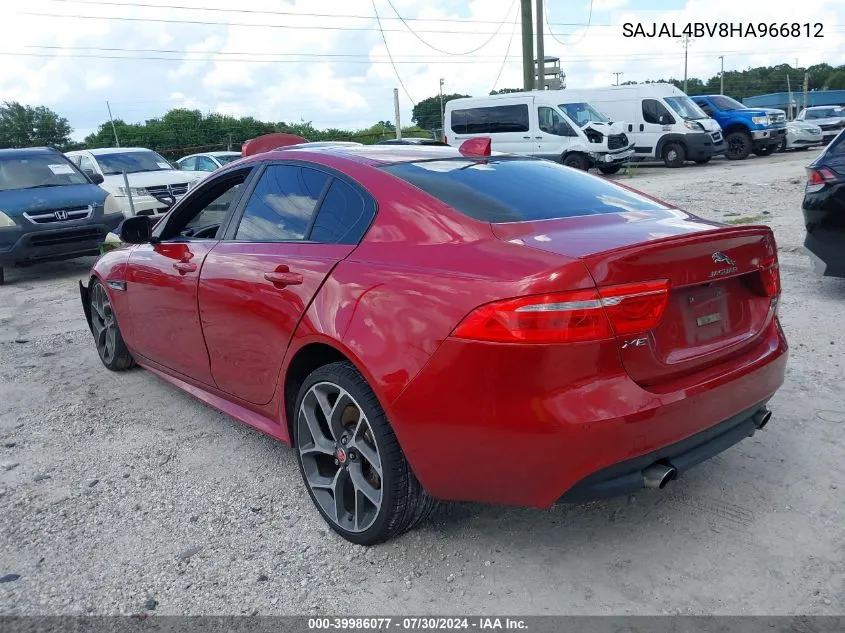 2017 Jaguar Xe 35T R-Sport VIN: SAJAL4BV8HA966812 Lot: 39986077