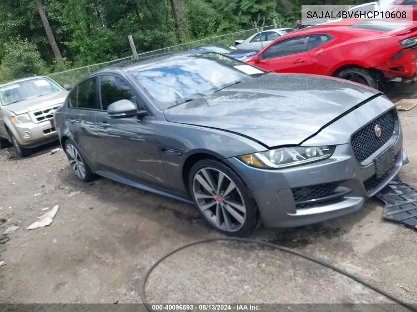 2017 Jaguar Xe 35T R-Sport VIN: SAJAL4BV6HCP10608 Lot: 40096593