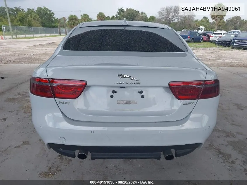 SAJAH4BV1HA949061 2017 Jaguar Xe 35T First Edition