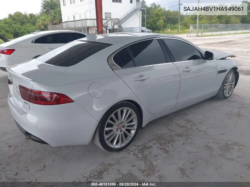 SAJAH4BV1HA949061 2017 Jaguar Xe 35T First Edition