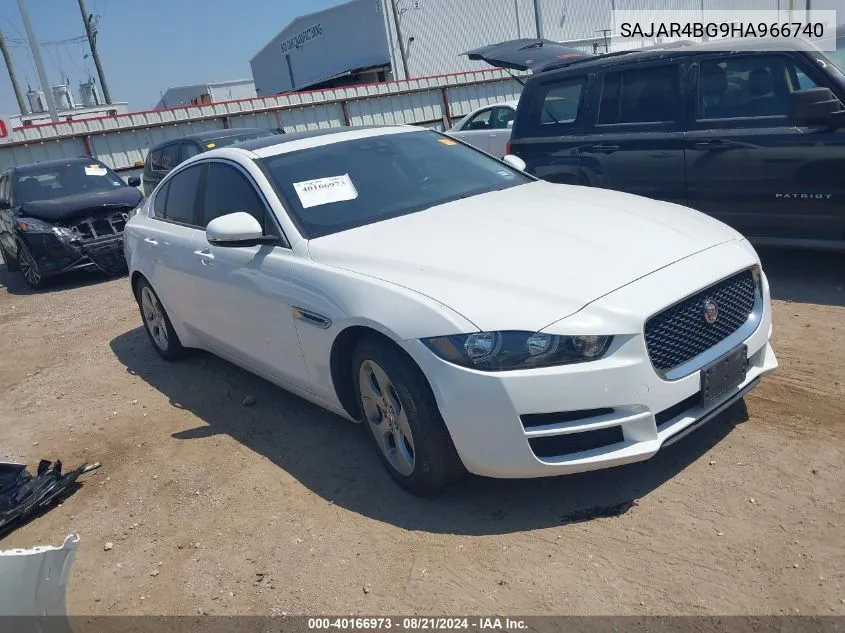 2017 Jaguar Xe VIN: SAJAR4BG9HA966740 Lot: 40166973