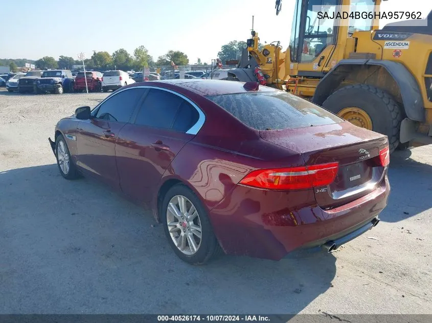 SAJAD4BG6HA957962 2017 Jaguar Xe Premium