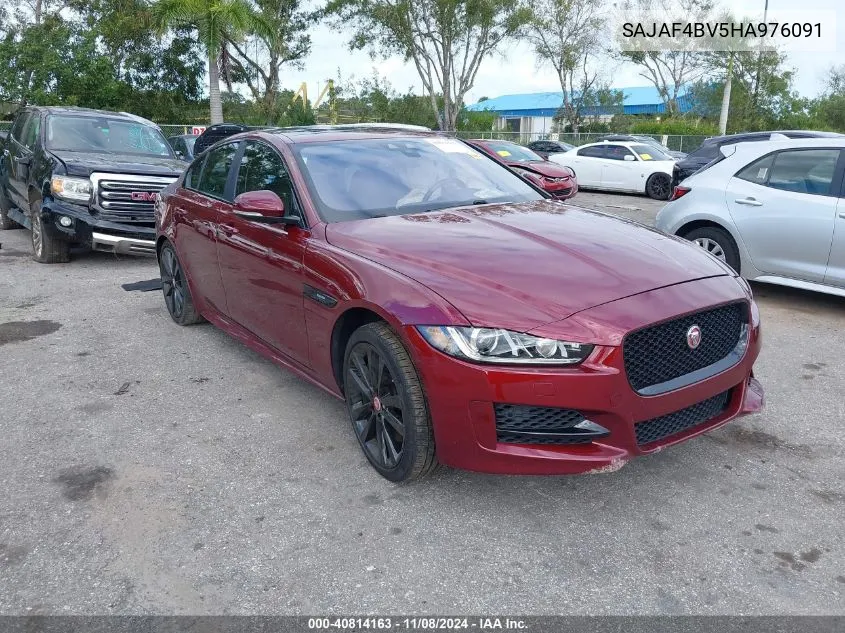 2017 Jaguar Xe 35T R-Sport VIN: SAJAF4BV5HA976091 Lot: 40814163