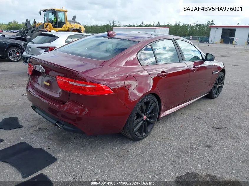 2017 Jaguar Xe 35T R-Sport VIN: SAJAF4BV5HA976091 Lot: 40814163