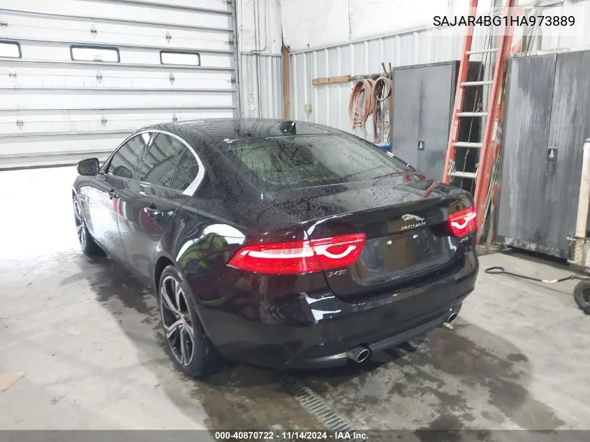 2017 Jaguar Xe 25T VIN: SAJAR4BG1HA973889 Lot: 40870722