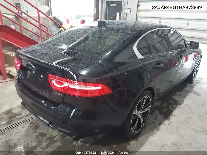 2017 Jaguar Xe 25T VIN: SAJAR4BG1HA973889 Lot: 40870722