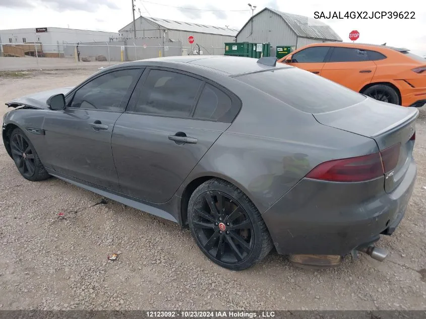 2018 Jaguar Xe VIN: SAJAL4GX2JCP39622 Lot: 12123092