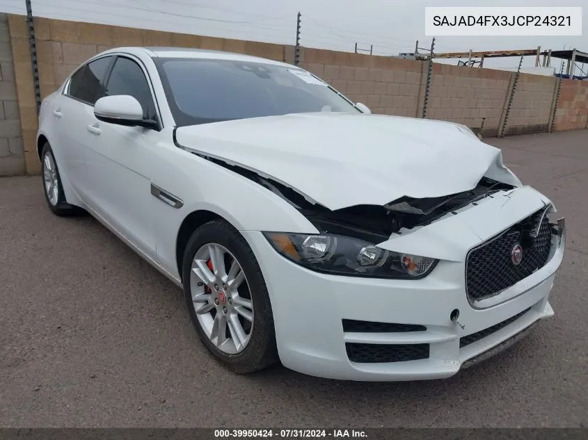 2018 Jaguar Xe 25T Premium VIN: SAJAD4FX3JCP24321 Lot: 39950424