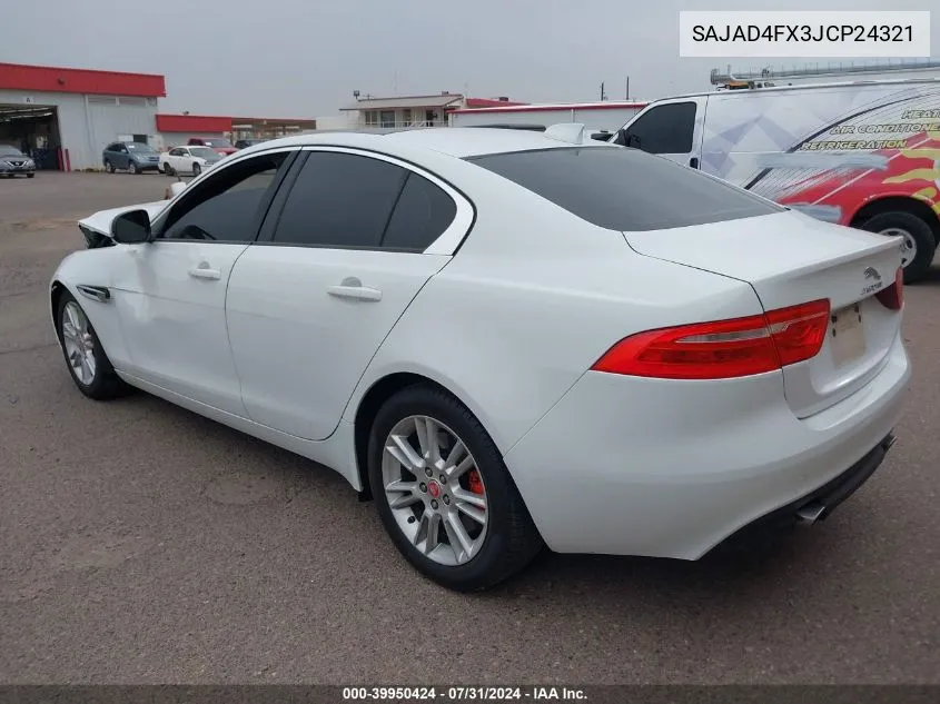 2018 Jaguar Xe 25T Premium VIN: SAJAD4FX3JCP24321 Lot: 39950424