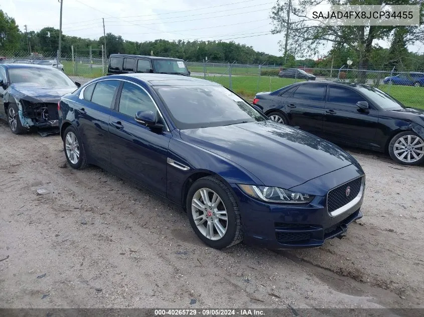 2018 Jaguar Xe Premium VIN: SAJAD4FX8JCP34455 Lot: 40265729