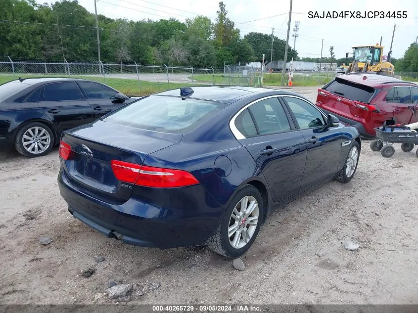 2018 Jaguar Xe Premium VIN: SAJAD4FX8JCP34455 Lot: 40265729