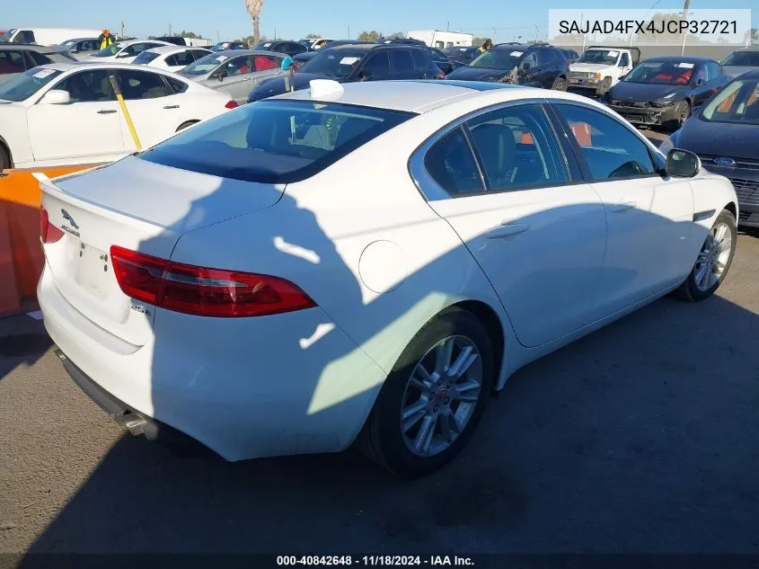 2018 Jaguar Xe Premium VIN: SAJAD4FX4JCP32721 Lot: 40842648