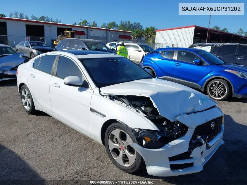 2018 Jaguar Xe 25T VIN: SAJAR4FX6JCP31202 Lot: 40858969