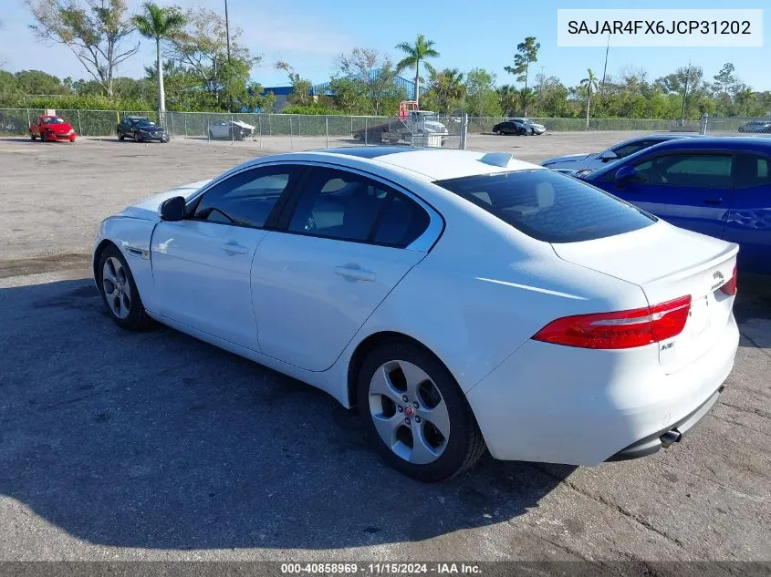 2018 Jaguar Xe 25T VIN: SAJAR4FX6JCP31202 Lot: 40858969