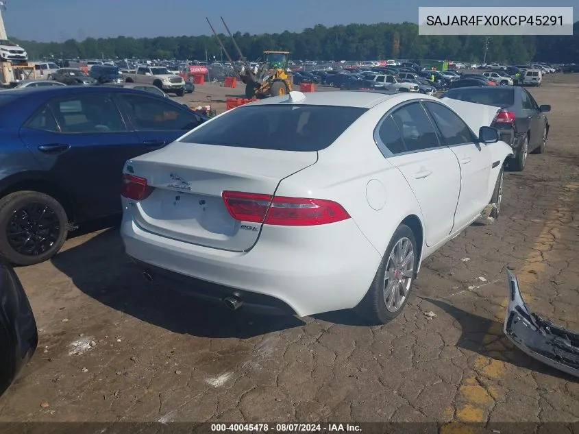 2019 Jaguar Xe 25T VIN: SAJAR4FX0KCP45291 Lot: 40045478