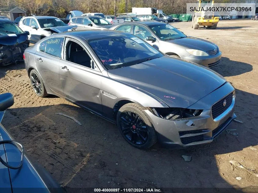 2019 Jaguar Xe 30T Premium VIN: SAJAJ4GX7KCP43964 Lot: 40800897