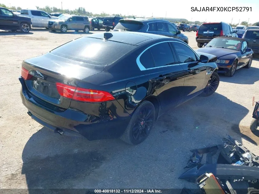 2019 Jaguar Xe 25T VIN: SAJAR4FX0KCP52791 Lot: 40818132