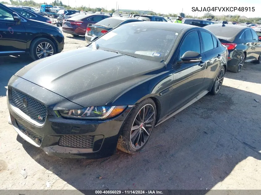 2019 Jaguar Xe S VIN: SAJAG4FVXKCP48915 Lot: 40856029