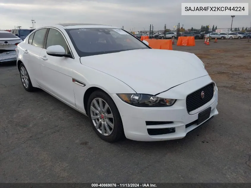 2019 Jaguar Xe 25T VIN: SAJAR4FX2KCP44224 Lot: 40869076