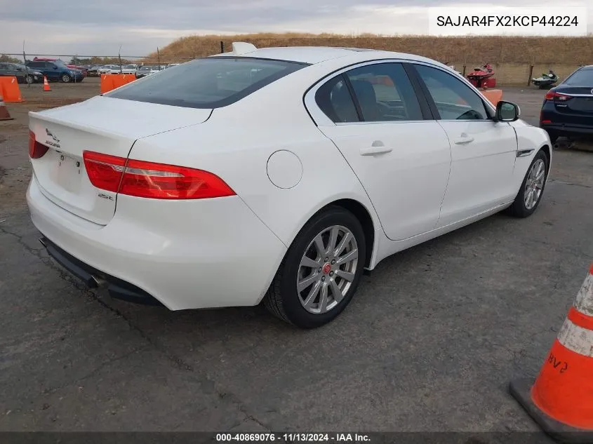 2019 Jaguar Xe 25T VIN: SAJAR4FX2KCP44224 Lot: 40869076