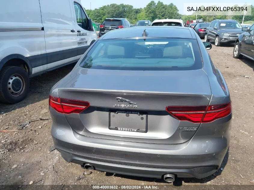 SAJAJ4FXXLCP65394 2020 Jaguar Xe S Awd Automatic