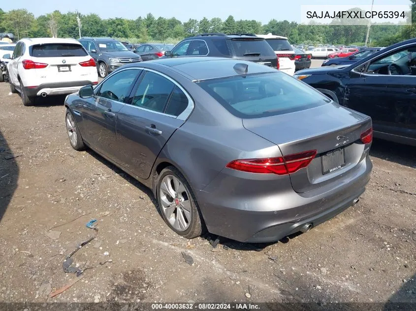 2020 Jaguar Xe S Awd Automatic VIN: SAJAJ4FXXLCP65394 Lot: 40003632