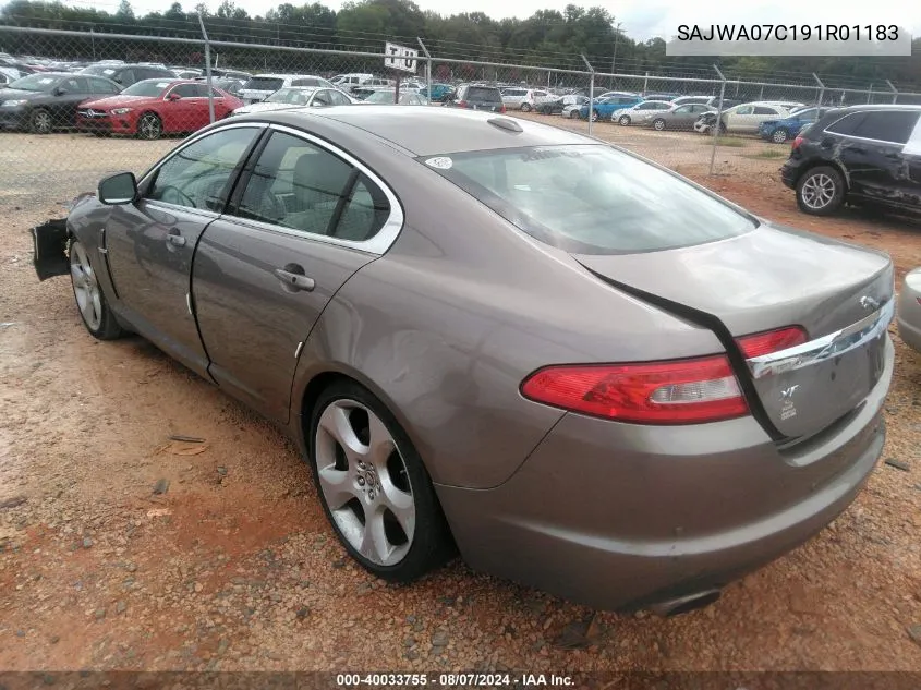 SAJWA07C191R01183 2009 Jaguar Xf Supercharged