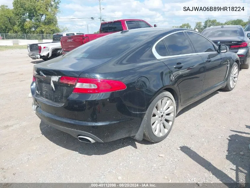 2009 Jaguar Xf Premium Luxury VIN: SAJWA06B89HR18224 Lot: 40112098