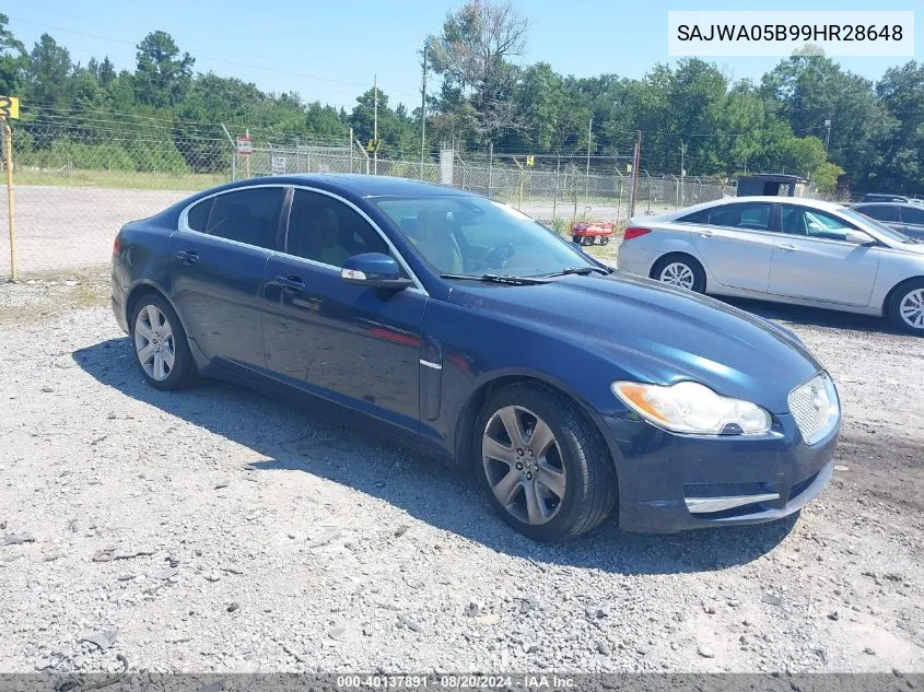 2009 Jaguar Xf Luxury VIN: SAJWA05B99HR28648 Lot: 40137891