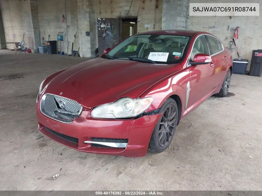 2009 Jaguar Xf Supercharged VIN: SAJWA07C691R08744 Lot: 40176392