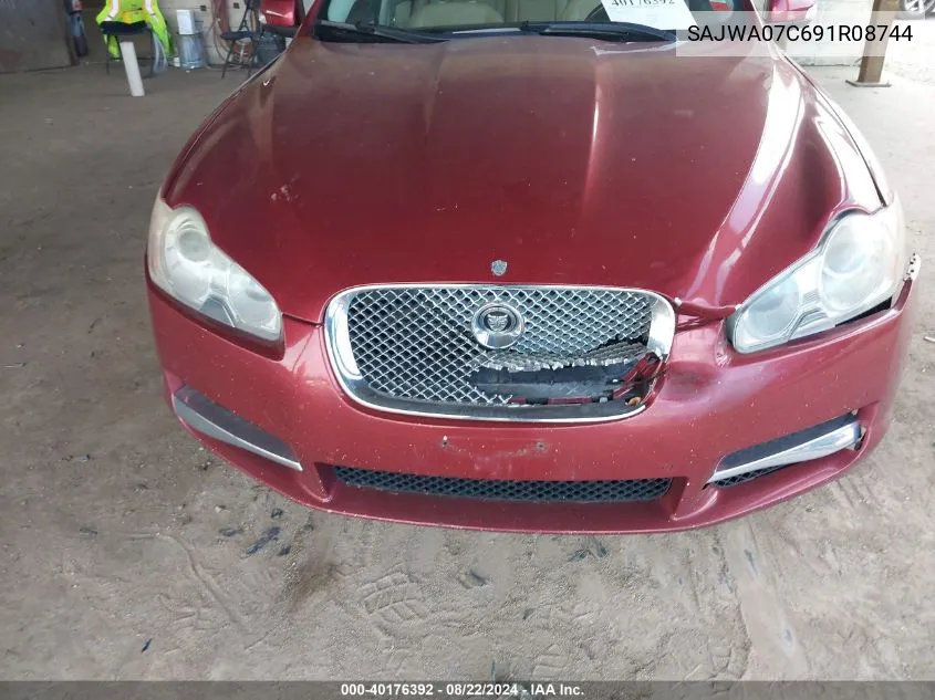 2009 Jaguar Xf Supercharged VIN: SAJWA07C691R08744 Lot: 40176392