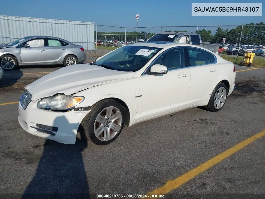 2009 Jaguar Xf Luxury VIN: SAJWA05B69HR43107 Lot: 40219786