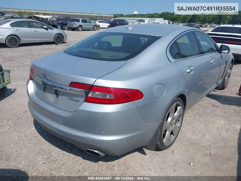 SAJWA07C491R35554 2009 Jaguar Xf Supercharged