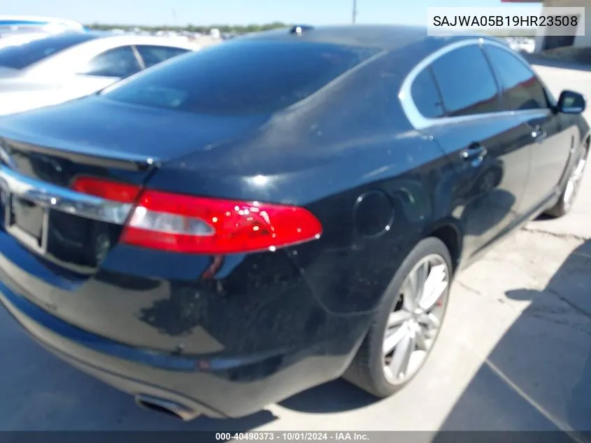 2009 Jaguar Xf Luxury VIN: SAJWA05B19HR23508 Lot: 40490373