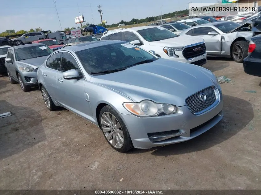 2009 Jaguar Xf Premium Luxury VIN: SAJWA06B39HR16218 Lot: 40596032