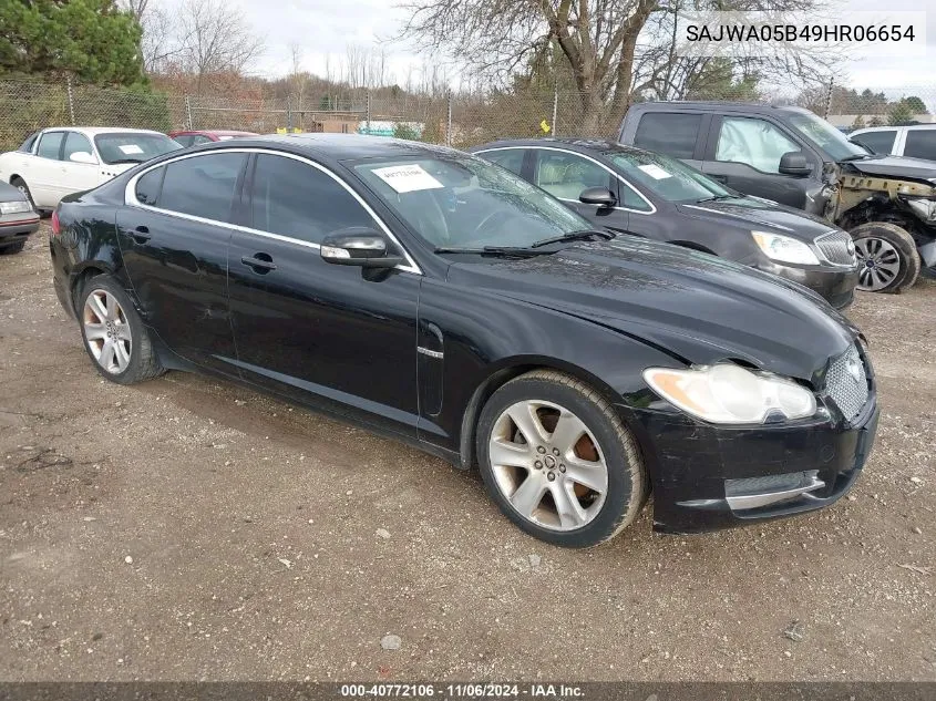 2009 Jaguar Xf Luxury VIN: SAJWA05B49HR06654 Lot: 40772106