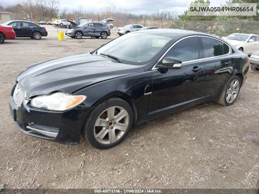 2009 Jaguar Xf Luxury VIN: SAJWA05B49HR06654 Lot: 40772106