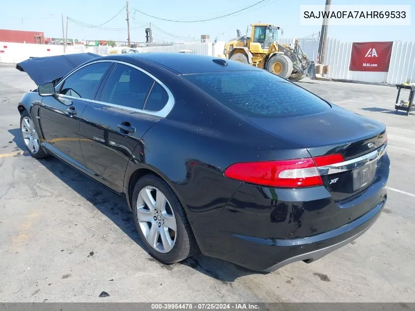 2010 Jaguar Xf VIN: SAJWA0FA7AHR69533 Lot: 39954478